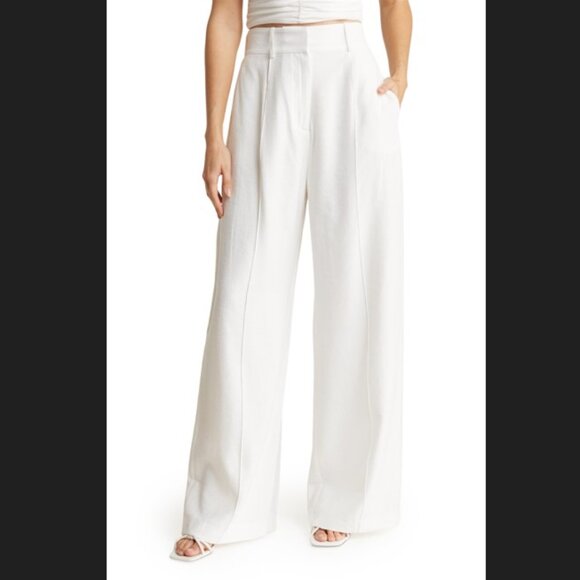 WAYF Pintuck Pants, IVORY, Size Small NWT - Picture 1 of 1